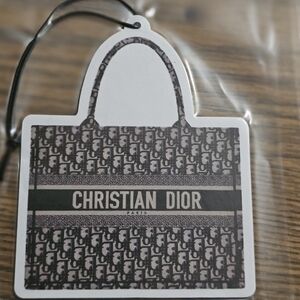 Christian Dior Car Freshie Black & Gray Monogram Bag